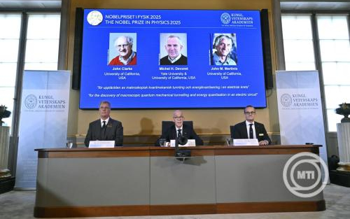 Kvantummechanikai kutatásokért ítélték oda idén a fizikai Nobel-díjat